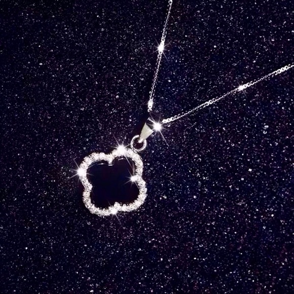 New 925 Sterling silver Onxy Pendant - Picture 2 of 6